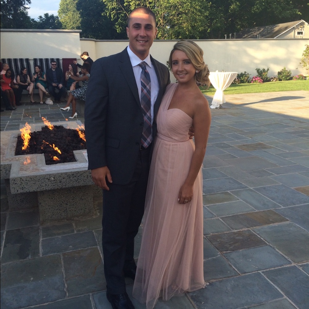 Jenny Yoo - Blush Bridesmaid Dress - Size 4